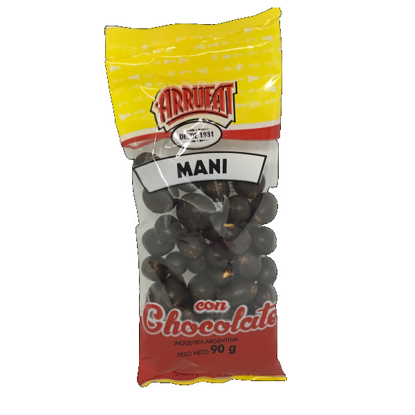 Maní con chocolate "Arrufat" 90 gr