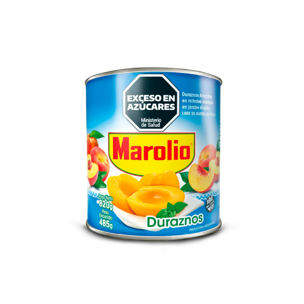 Durazno "Marolio" en mitades x820g