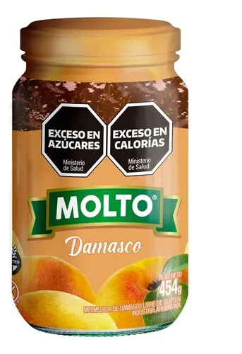 Mermelada "Molto" Damasco 454gr